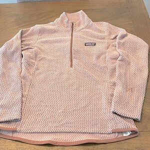 Patagonia R1 Air - Mauve Quarter-Zip Fleece - Size Medium